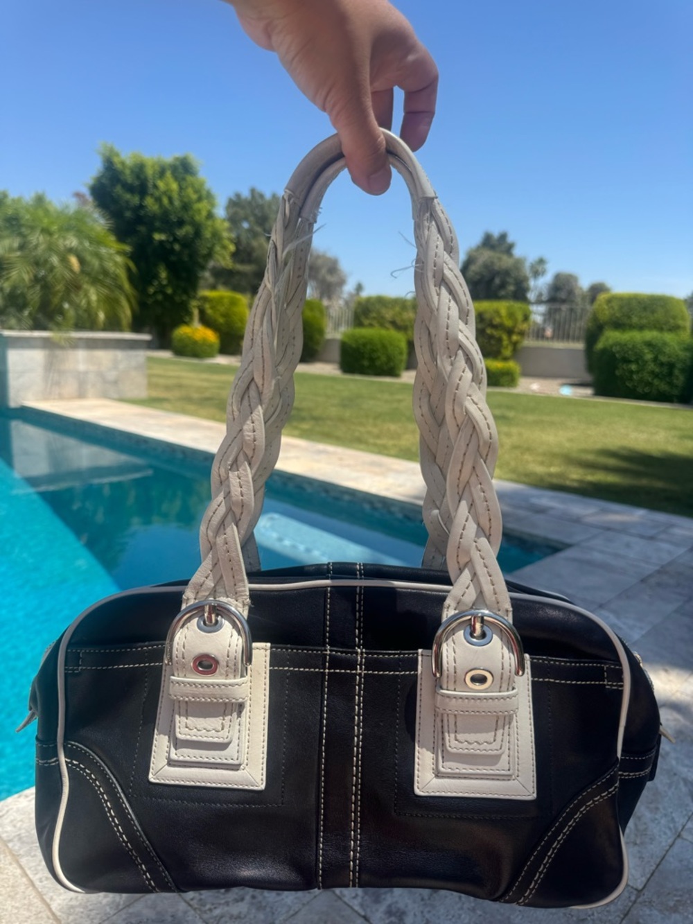 Coach Soho leather Boston bag - great condition.  G0793-F11413